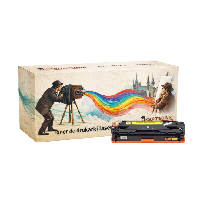 Toner HP 252A 504A YELLOW do drukarek HP  Color LaserJet CM3530 CP3525dn (CE253A)
